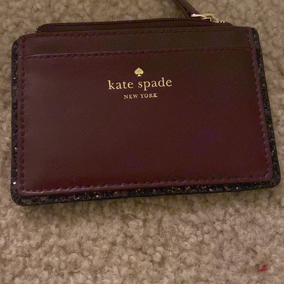 kate spade Accessories - KATE SPADE - CRANBERRY CARD HOLDER